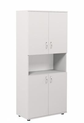 Шафа для зберігання засобів навчання напівзакрита 4-дверна БРІК